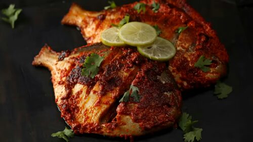 cooked finfish